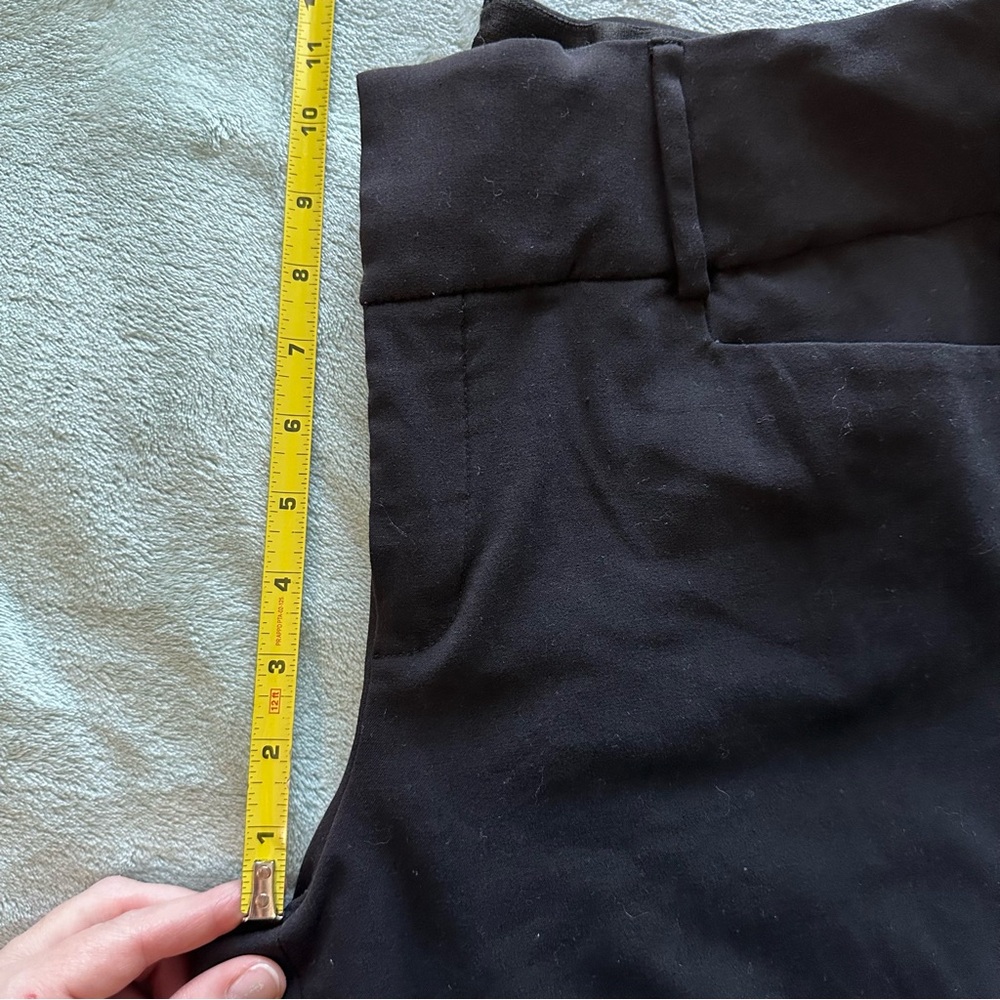 Women's 10 Petite Apt. 9 Magic Waist Tummy Control Black Bootcut Dress Pants - Picture 7 of 8